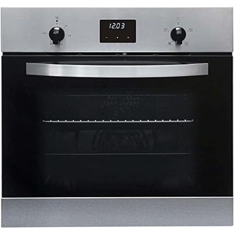 SIA SO112SS 60cm Stainless Steel Built in Digital Single Electric True Fan Oven Cover