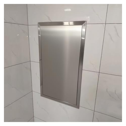 Edelstahl-Revisionsklappe 6x6, Revisionsklappe aus gebürstetem Edelstahl, bündige Universalhalterung für Trockenbau, Sanitär, Elektrik, Silber(30x40cm(12x16in)) Edelstahl-Revisionsklappe 6x6, Revisionsklappe aus gebürstetem Edelstahl, bündige Universalhalterung für Trockenbau, Sanitär, Elektrik, Silber(30x40cm(12x16in))