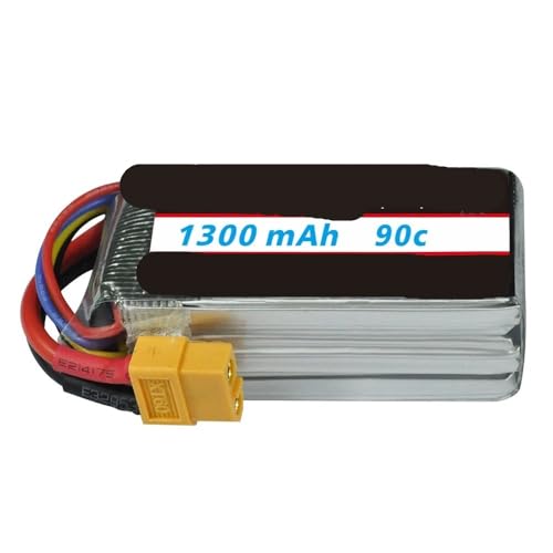 Batterie RC 11.1V 1300mah 90C 180 3S accu lipo pour avion de voltige et XT60