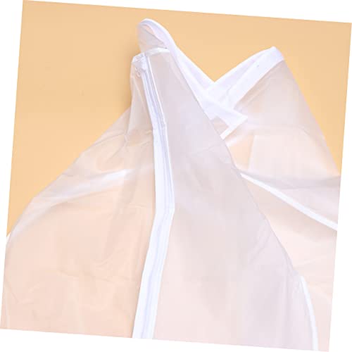 IMIKEYA 1pc Transparent Hanging Garment Bag for Wardrobe -drop Clothing Cover Space-saving Design for Suits and Storage2