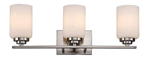 Trans Globe Imports 70523 ROB Transitional Three Light Vanity Bar from Mod Pod Collection in Bronze / Dark Finish,