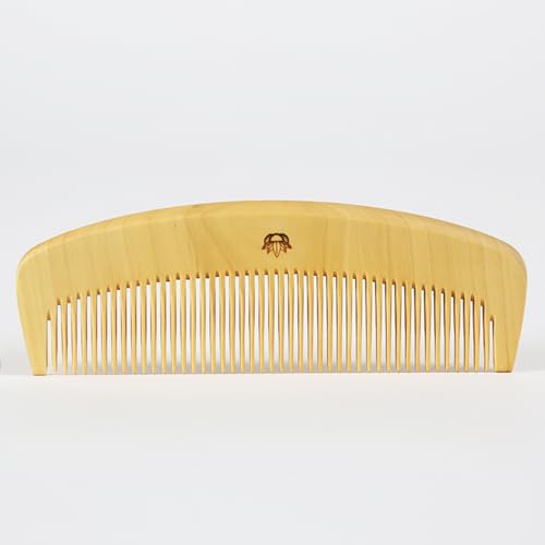 つげ櫛[国産材使用]4寸(約12cm)椿油仕上げ[108-046_5]