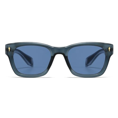 Lunettes de soleil à branches transfrontalières géométriques et légères - 2