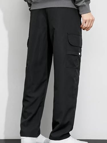 Image of LookMark Men's Cargo Pants Stylish and Comfortable | Men's Cargo Pants with Multiple Pockets | Ideal for Casual Wear, Outdoor Activities, and Everyday Use