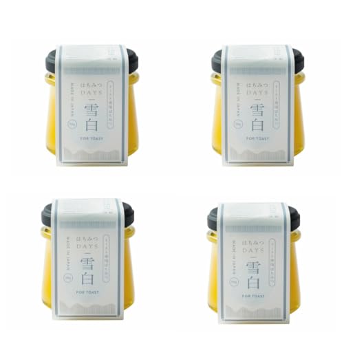雪白 秋田屋 はちみつバターDAYS 4本セット 90g×4本 トースト専用 日本産 濃厚な味わい ハチミツ ラッピングなし