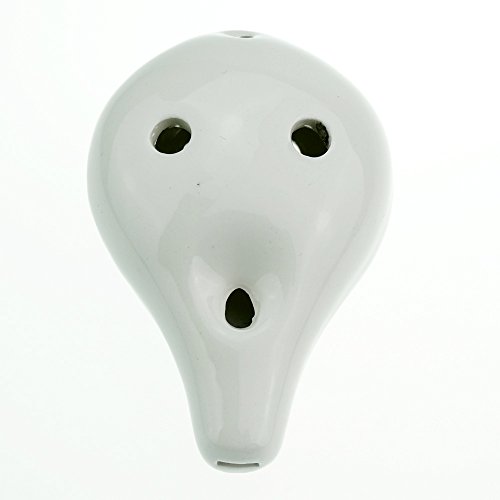 Hand Painting "Shan Shui" 6 Hole Ocarina,Alto C,Glazed Ceramic,Beautiful Design,Wine Bottle Style By Ocarinawind #TOP3