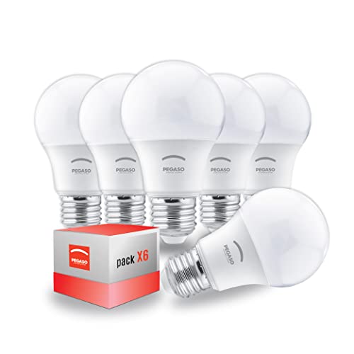 Set di 10 LAMPADINE GOCCIA A60 LED PEGASO BEST PRICE , 10W, E27, misure ø60x108, 6000K, Luce BIANCA, 810 Lm, sostituisce 72W, raggio di illuminazione 230°