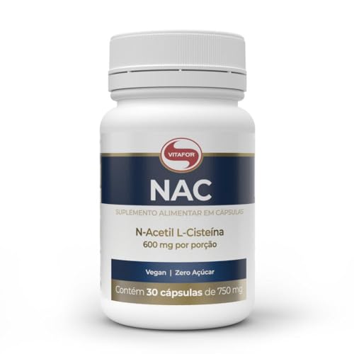 NAC N-Acetil L-Cisteína 600mg (30 caps), Único
