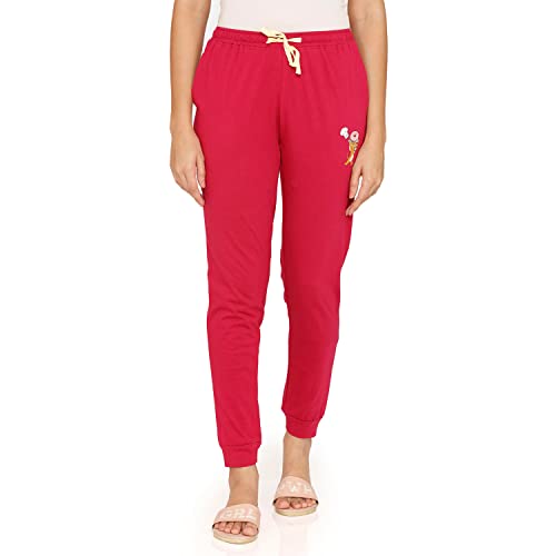 Image of Zivame Tom & Jerry Knit Cotton Pyjama - Cerise