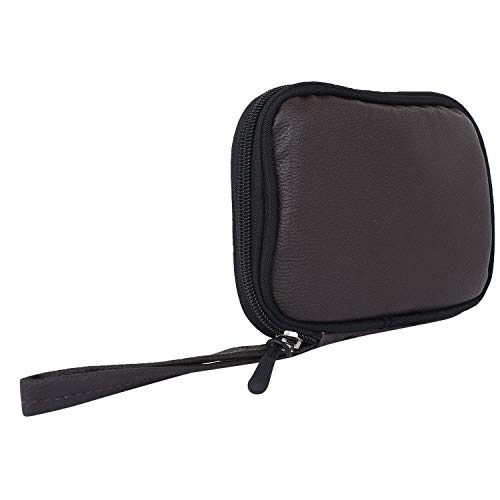 Image of WD HDD Hard Case /Cover /Pouch for 2.5 inch Portable Hard Drive (for Seagate, Toshiba, WD, Sony, Transcend, Lenovo, Adata) (Brown Leather)