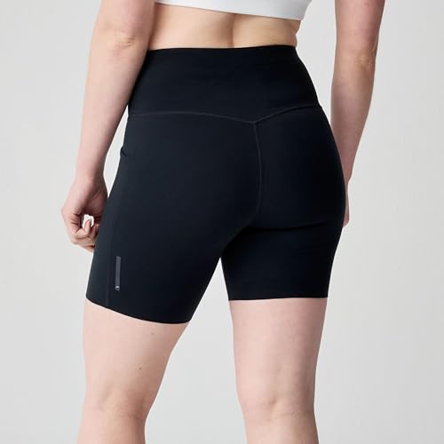 Brooks Women's Chaser 7" Short Tight, Longer High-Rise Running Shorts with No-Ride Hem, Luxe Comfort & Secure Side Pockets - Black - X-Large by Brooks - Image 2