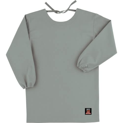 防炎割烹着(エプロン)ロング アースグリーン(マックスダイナ) APB200FGR