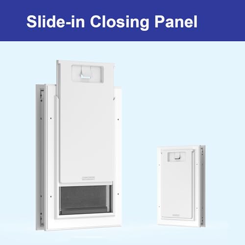 3-Flap-Aluminum-Trim-Pet-Door-for-Exterior-Door-with-Wood-Inspired-Elegance-Most-Energy-Efficient-Dog-Door-Robust-Metal-Construction-Size-Medium - Cucciolini Doodles   3-Flap-Aluminum-Trim-Pet-Door-for-Exterior-Door-with-Wood-Inspired-Elegance-Most-Energy-Efficient-Dog-Door-Robust-Metal-Construction-Size-Medium