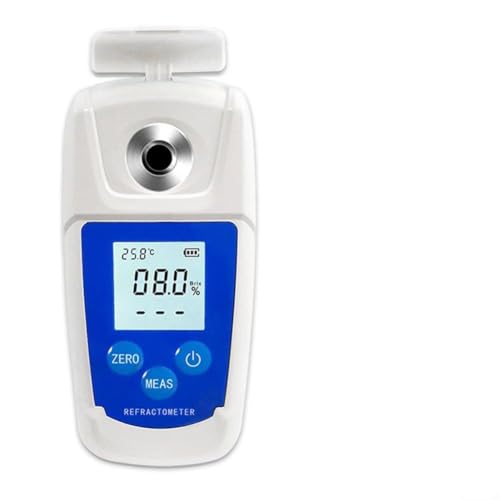 Medidor Digital de Contenido de Azúcar con Rango de 0 32% y 0 55%, Compensación Automática para Pruebas Precisas de Alimentos y Bebidas, Dispositivo Portátil de ABS con Color Azul y(0 32%)