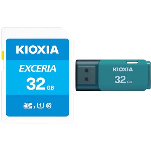 yZbgzKIOXIA(LINVA) Ń SDJ[h 32GB SDHC UHS-I Class10 Ǐox100MB/s { Ki [J[ۏ5N KLNEA032G + USBtbV 32GB USB2.0 KLU