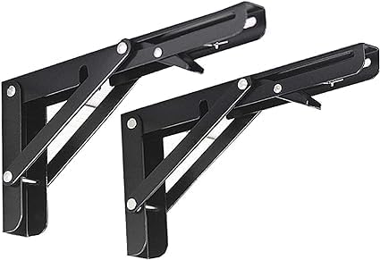 MATSON Folding Shelf Brackets, Heavy Duty Stainless Steel Collapsible Bracket Wall Mounted DIY Foldable Brackets for Table Desk (Folding Shelf Brackets 20CM) (B0CQSVW7YT) Amazon Price History, Amazon Price Tracker