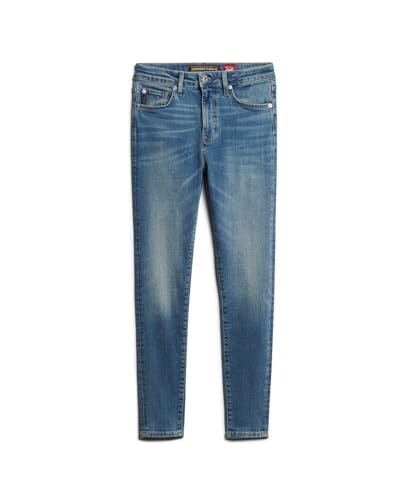 Jeans skinny taille mi haute en coton bio femme Superdry Vintage - vue 7