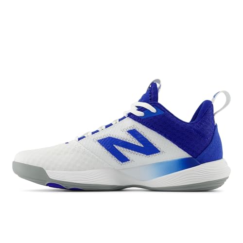 New Balance New Balance Women's FuelCell Vb-01 Volleyball Shoe, White/Team Royal/0, 6.5 Wide