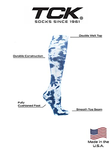 Image of Tie Dye Multisport Tube Socks Soccer Softball Volleyball for Girls Boys Women and Men Youth and Adult