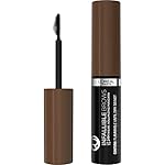 L'Oreal Paris Infallible Volumizing 24H Wear Brow Mascara, Long Lasting Eyebrow Makeup for 2X Fuller Eyebrows, 5.0 Brunette, 0.13 Fl Oz