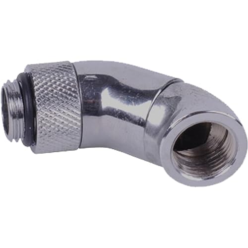 Alphacool 17059 Raccord de tuyau en laiton nickelé, argenté 1 pièce – Accessoires pour tuyaux (1 pièce), 61 g, 18,1 mm, 18,1 mm, 25 mm, ampoule)