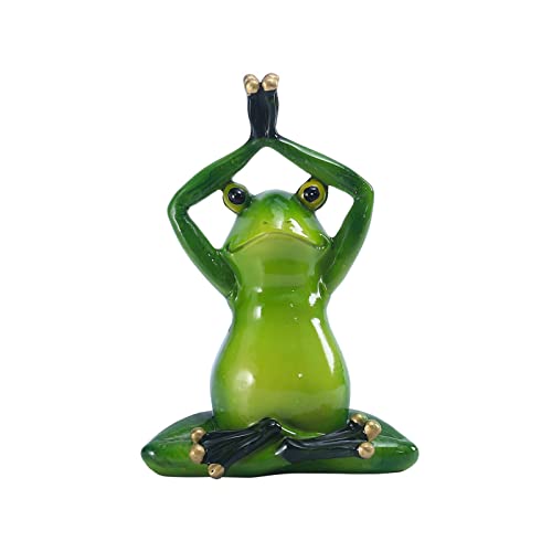 IMFILM Creative Frog Garden Statue Resin Yard Decor