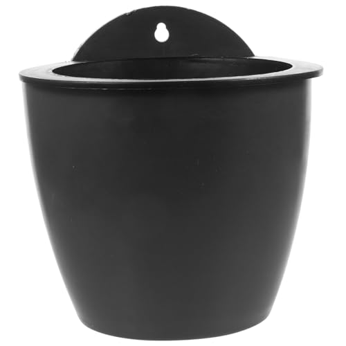 VICASKY Selbstbewässernder Plastik-blumentopf Mit Wandhalterung Automatisches Bewässerungssystem Rund Pflanzkübel Für Zimmerpflanzen Wasserspeicher Für Woche Pflege Dekoratives Home Plant