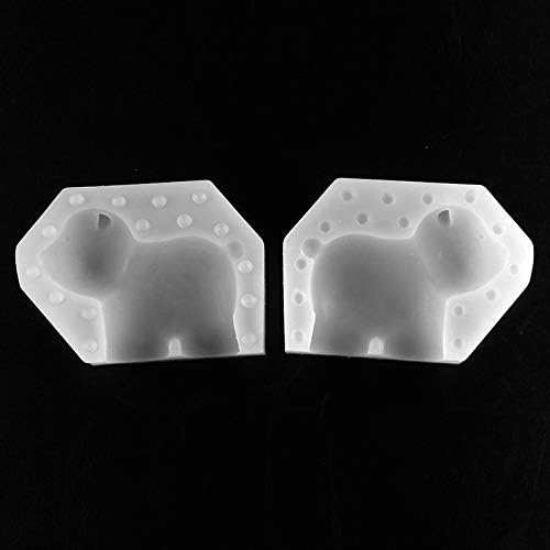 Cute Bear Shape Silicone Soap Mold for Natural Handmade Chocolate Candy Mould 3D Craft Resin Clay Decorating Tool