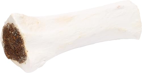 Bastoncini per cani – Osso di calcio di bufalo ripieno di polmone – 15cm – 324g – naturale – ricco di calcio – lunga masticazione