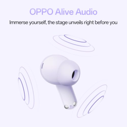 Image of Oppo Enco Air 5 True Wireless Noise Cancelling Earbuds with 52dB Real time ANC,Upto 54Hrs Playtime,Triple-Mic AI Clear Call,Low Latency,Fast Charging.(Midnight Black)