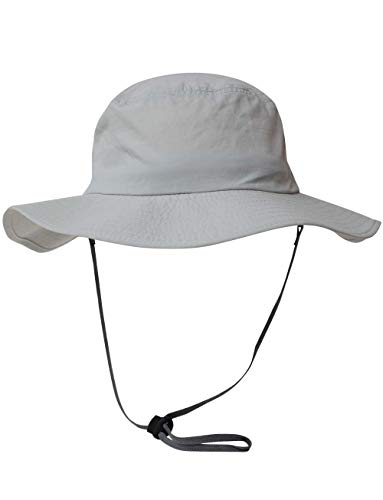 IQ-UV Cappello da Sole Unisex Safari, Grigio