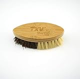 TXV Mart Natural Bamboo Fruits and Vegetable Brush Scrubber with Coconut Fibre and Sisal Bristles |...