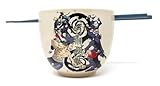 Surreal Entertainment Jujutsu Kaisen Merch Ceramic Ramen Bowl - Yuji Itadori, Megumi Fushiguro, Panda, Aoi Todo – JJK Ramen Bowl, Officially Licensed Anime Merchandise
