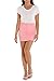 GUANYY Jean Skirt for Women Denim High Waisted Cute Short Cowgirl Mini Pencil Skirts Streetstyle Pink Large