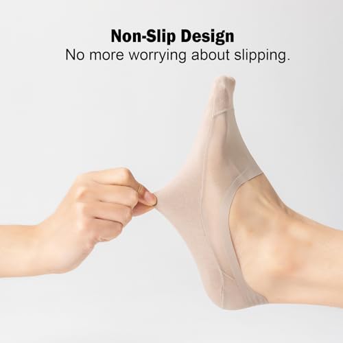 Quick-Drying Travel Thin Socks Women Lightweight Breathable Nylon Non Slip No Show Socks4