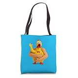 Screaming Rubber Chicken Hug with Human Arms Tote Bag