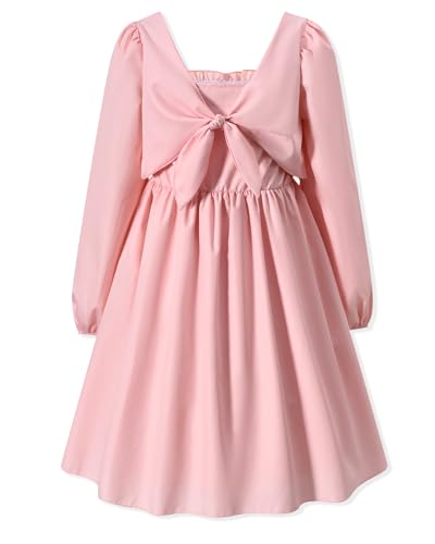 Little Girl Long Sleeve Smocked Dress 6-12 Y