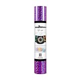 TECKWRAP Holographic Sparkle Adhesive Craft Vinyl,1ftx5ft,Purple
