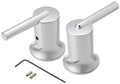 Delta Faucet H659 Trinsic, Two Metal Lever Handle Kit-Roman Tub, Chrome, 3.20 x 3.70 x 6.90 inches - image 1