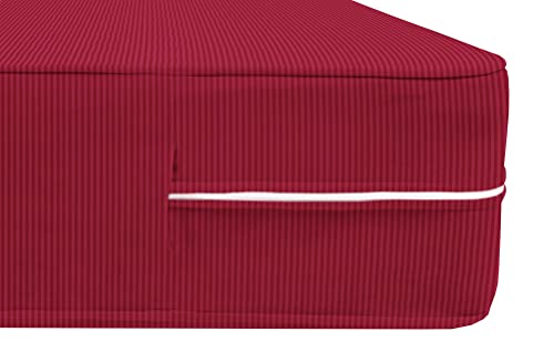 BSB HOME® Premium Cotton Mattress Cover/Protector with Zipper Chain|Provides All Around Protection with 360° Encasing |King - 78x72 inches (6.5x5 ft) - Pack of 1 - Maroon
