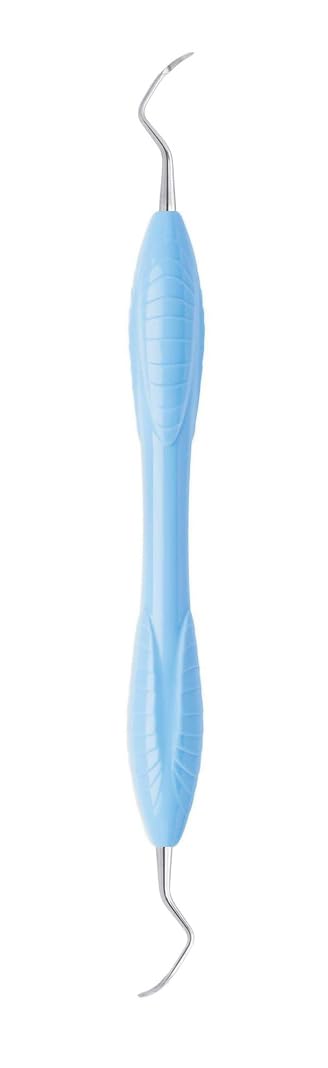 AmeriCan Goods Dental Scaler 220 Posterior Silicone Lightweight Color-Coded Handle Professional Autoclavable Double-Ended Instrument