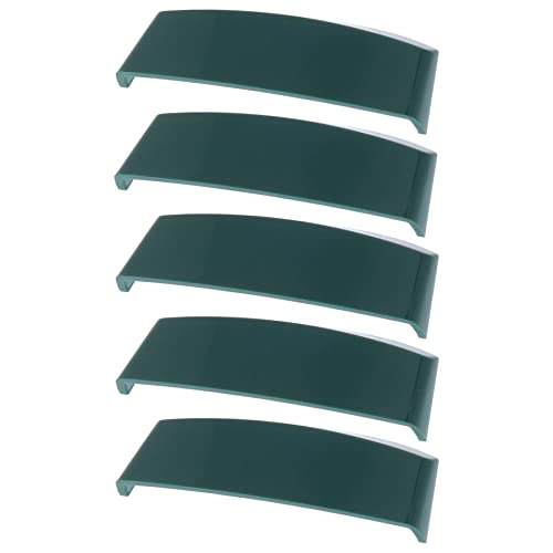 ToniTec Lot de 5 capuchons de ventilation pour fenêtre - 45 mm - Vert mousse RAL6005 Cover