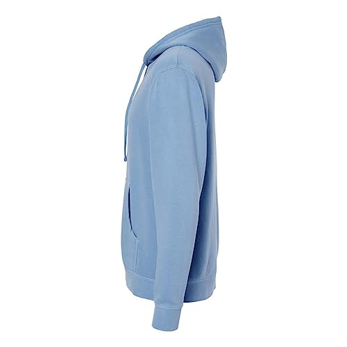 Independent Trading Co Light Blue Pigment Dyed Hoodie Light BlueL3