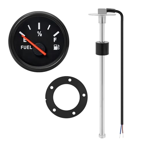 2 "52 �~�����[�g���R�����x���Q�[�W + �R���t���[�g���x���Z���T�[ 0-190 �I�[���I�C���^���N���[�^�[�C���W�P�[�^�[�ԐF�o�b�N���C�g�t�� �I�C�����x���𐳊m�ɕ\����(With 200mm sensor)