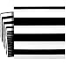Cocktail Napkins - 150-Pack Luncheon Napkins, Disposable Paper Napkins Party Supplies for Kids Birthdays, 2-Ply, Black and White Striped Design, Unfolded 13 x 13 Inches, Folded 6.5 x 6.5 Inches