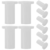 NESTINGHO 10pcs Refrigerator Door Pivot Bushing Plastic Hinge Bearing for Home Appliance Replacement Prevents