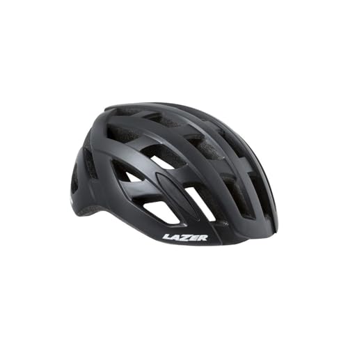 Costruzione: In-Mold Lazer Casco Tonic, Unisex, Helm Tonic, Nero opaco, L
