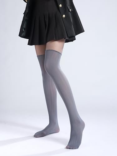 Image of Sahabowi Women Sheer Tights, High Waist Pantyhose, Vintage Control Top Stockings(Patterns Colourful), Pantyhose5