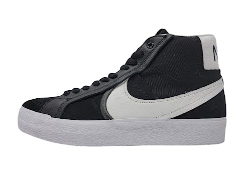 Nike Men's SB Zoom Blazer Mid Shoe, Black/White, 12 M US