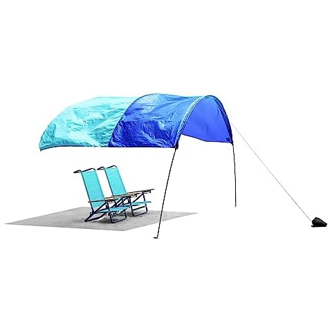 Shibumi Shade Mini®, World's Best Beach Shade, The Original Wind-Powered® Beach Canopy, Provides 75 Sq. Ft. of Shade, Compact & Easy to Carry, Sets up in 2 Minutes, Designed & Sewn in America Cover